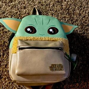 Baby yoda backpack